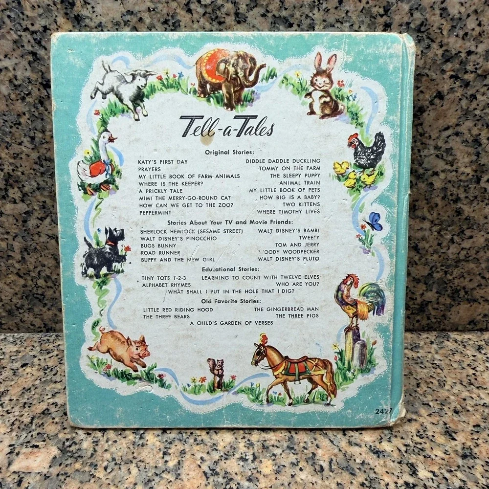 Vintage 1968 Tommy On The Farm Solveig Paulson Russell Whitman HC Kids Book